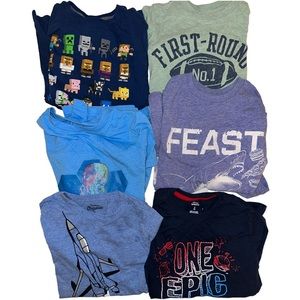 Bundle boys t-shirts size 6/7